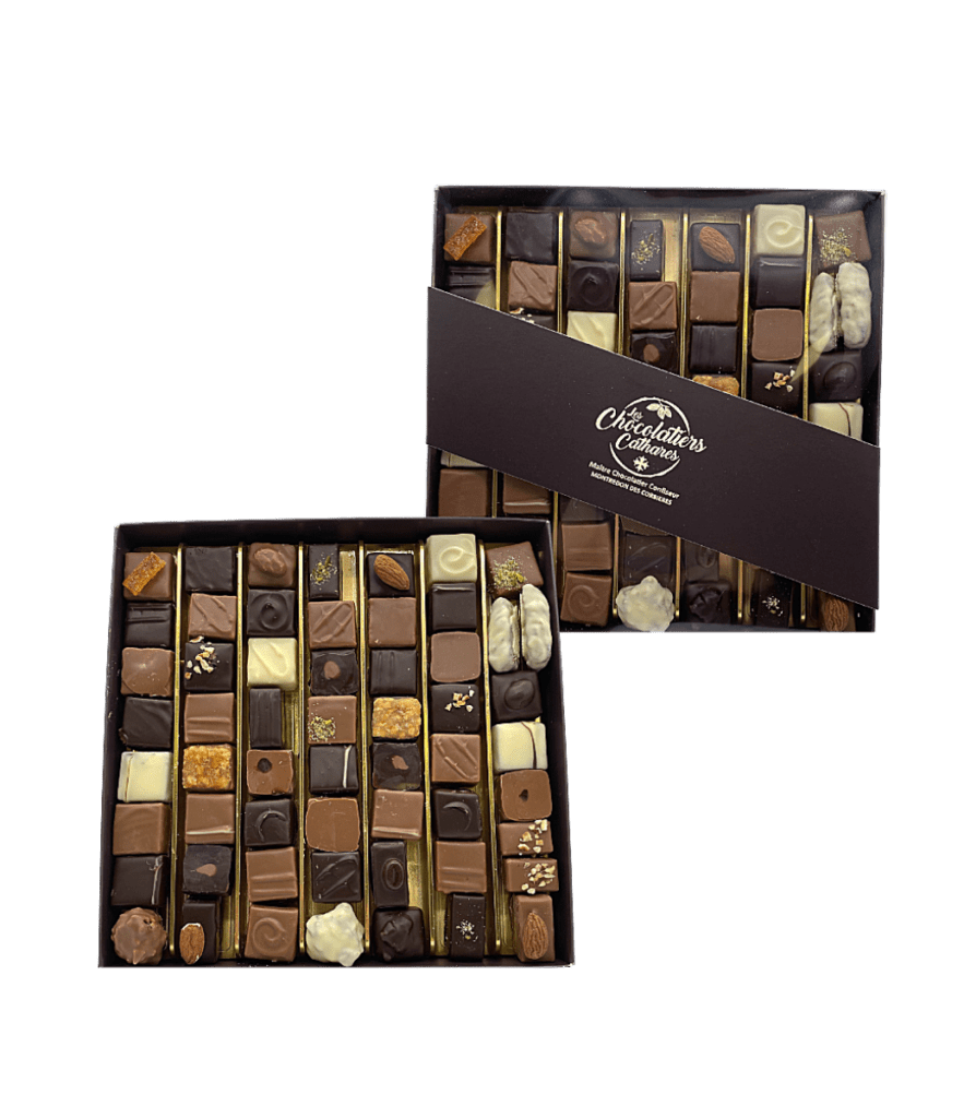 Coffret chocolats Belges assortis 500g Cupido