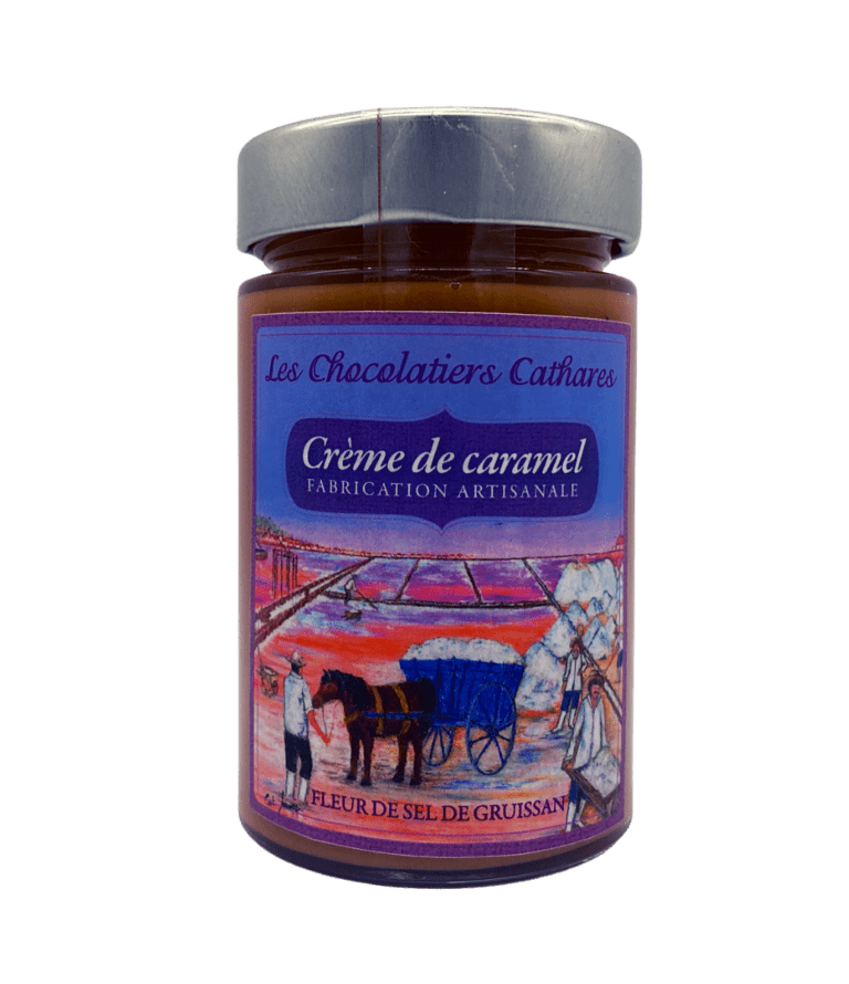 Crème de Caramel à la fleur de Sel de Gruissan Les Chocolatiers Cathares
